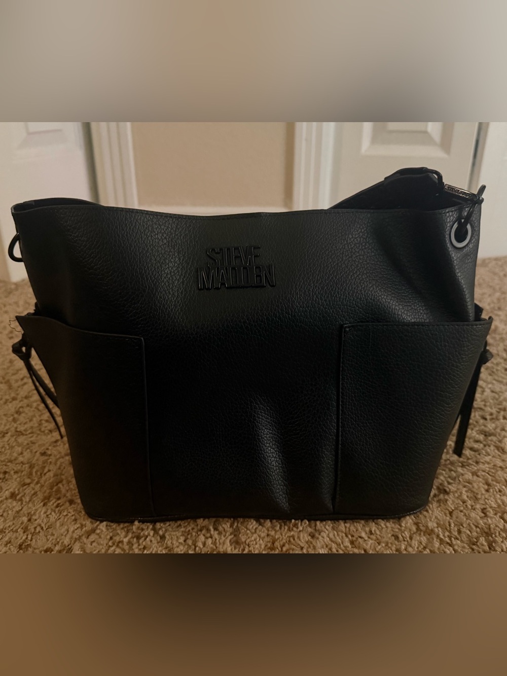 Viral Steve Madden Black Tote Bag
